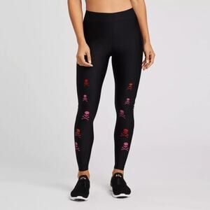 Ultracor x SoulCycle Scatter Skull Leggings Black Size M